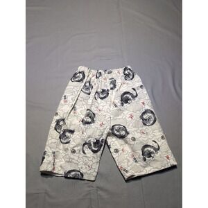 Kids Japanese Dragon Print Shorts Elastic Waist Casual Comfy‎ Summer